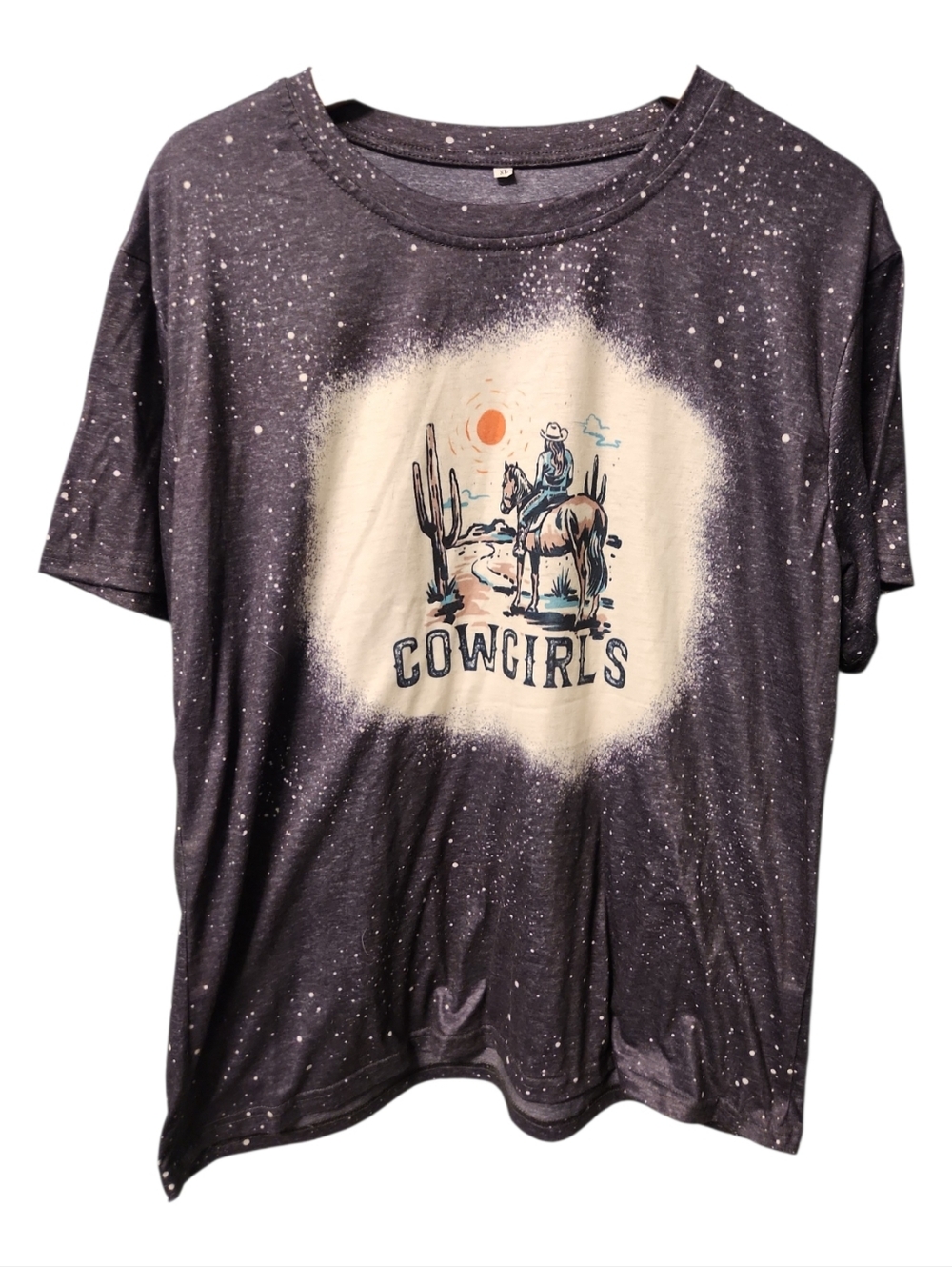Cowgirls Graphic Tee - Dark Heathered Womens Xl